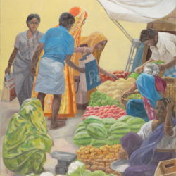 朝市にて(アウランガバード)